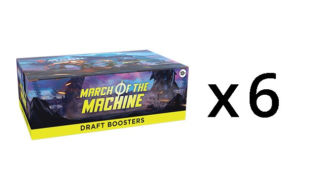 MTG March of the Machine DRAFT Booster CASE (6 DRAFT Booster Boxes)